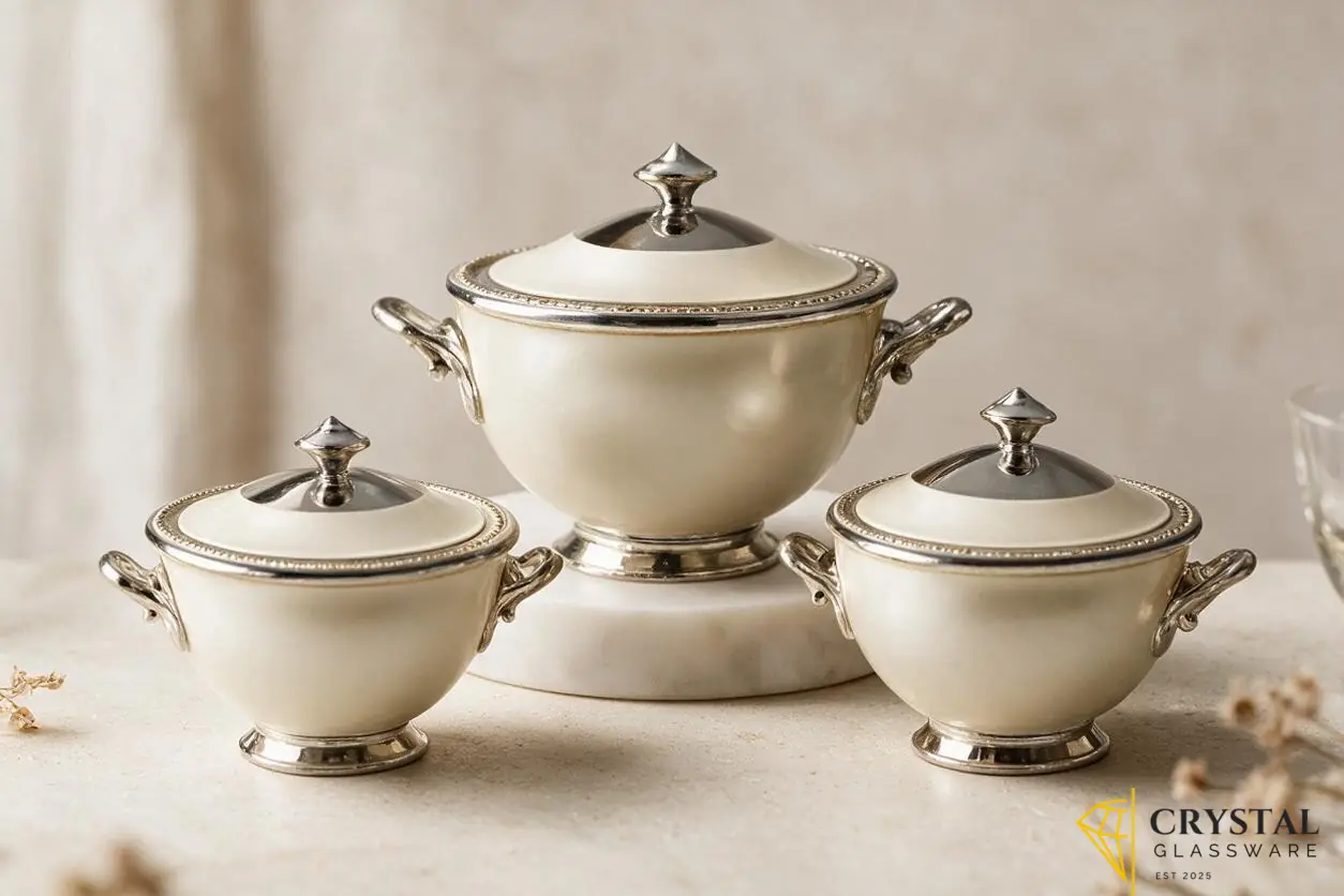 Imported  3Pcs Hot Pot Set 1.2/1.8/3.2L